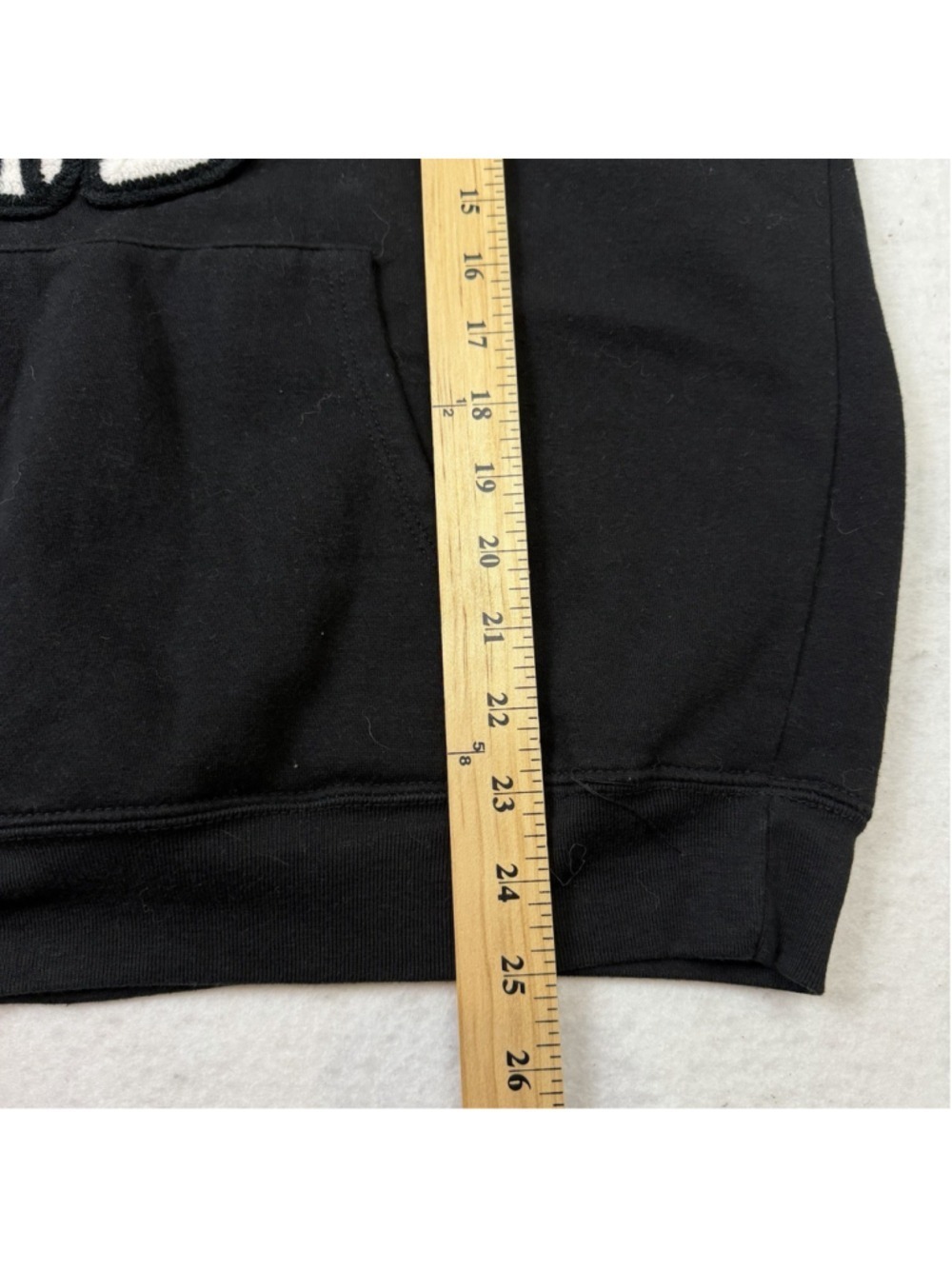Snoopy Hoodie Sweatshirt Embroidered Licensed Peanuts Women's Black Size M - Picture 8 of 8